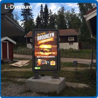 Outdoor P6 Advertising Light Box Display Screen LED Billboard