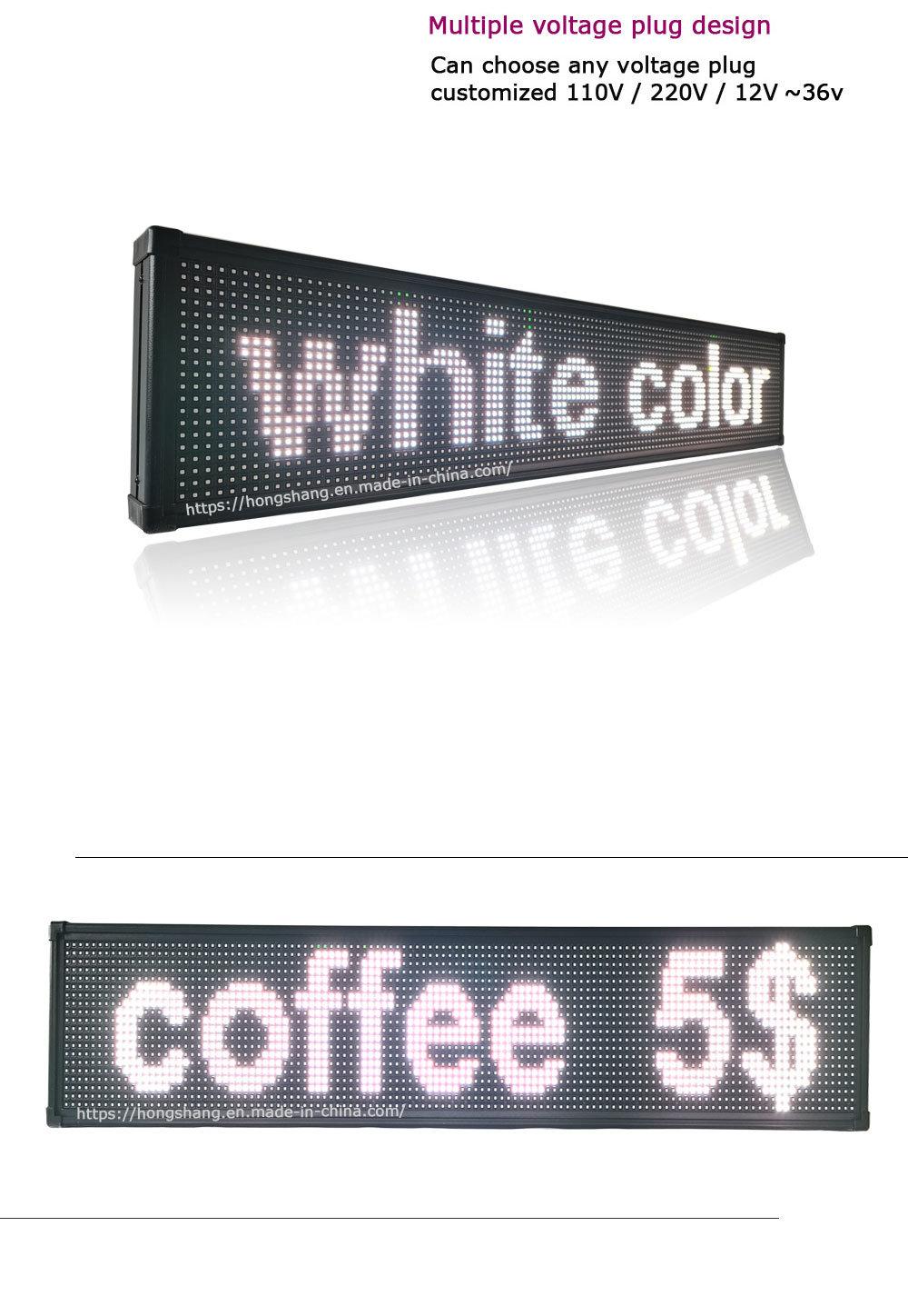 Customized All Kinds of Automotive LED Advertising Player 12V-36V Information Display