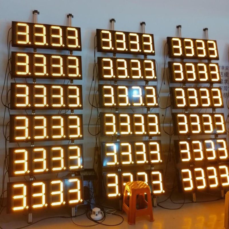 Regular 8.888 Segment LED Gas Price Sign 8" 12" 16" 20"