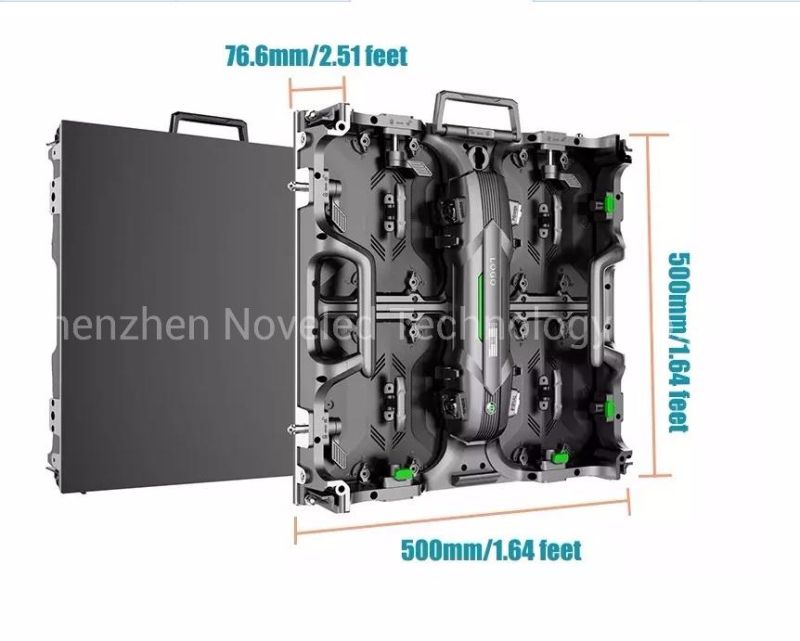 Custom Solution P3.91 P4.81 LED Video Wall Cabinet Advertising Player Outdoor LED Screen Display Digital Signage IP65 SMD LED Video Wall
