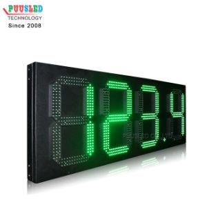 Hot Sale Green Color 15 Inch Gas Station Price Display Waterproof Digital LED Gas Price Sign