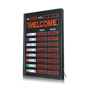 Currency Exchange Rates Display \1.0&quot; LED Digital Currency Exchange Rate Board \ Currency Exchange Rate Display Board