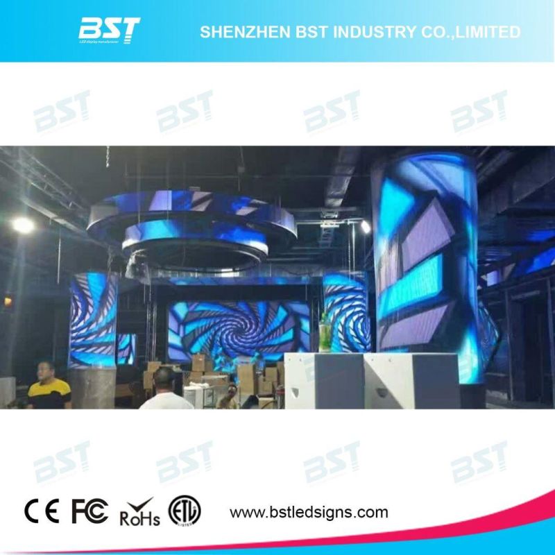 Indoor Flexible Full Color LED Display for Exhibition