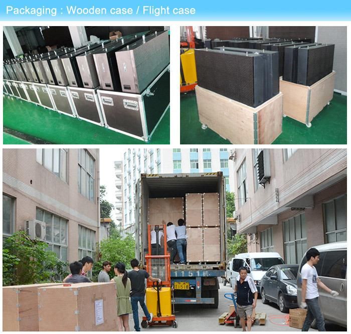 Outdoor Smart Portable P3.91 Rental LED Display Screen for Stage Background