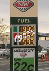 Factory Price LED Gas Price Sign LED 10 Inch RF Remote Control Gas Station Sign