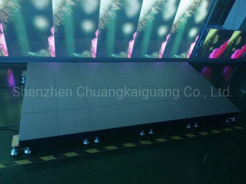 Top Quality P3.91 P5.2 P6.25 Indoor Outdoor Rental Interactive LED Dance Floor for Games /Advertising