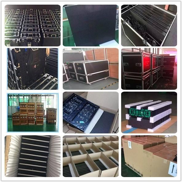 10%-90% 1r, 1g, 1b Die-Casting Aluminum Case+Flight Case Video Wall LED Display Screen