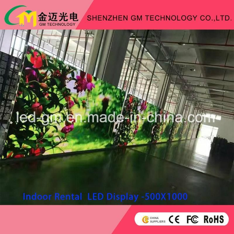 Die Casting Aluminum Indoor Rental LED Video Wall P3/P3.91/P4/P4.81/P5/P6/P6.25