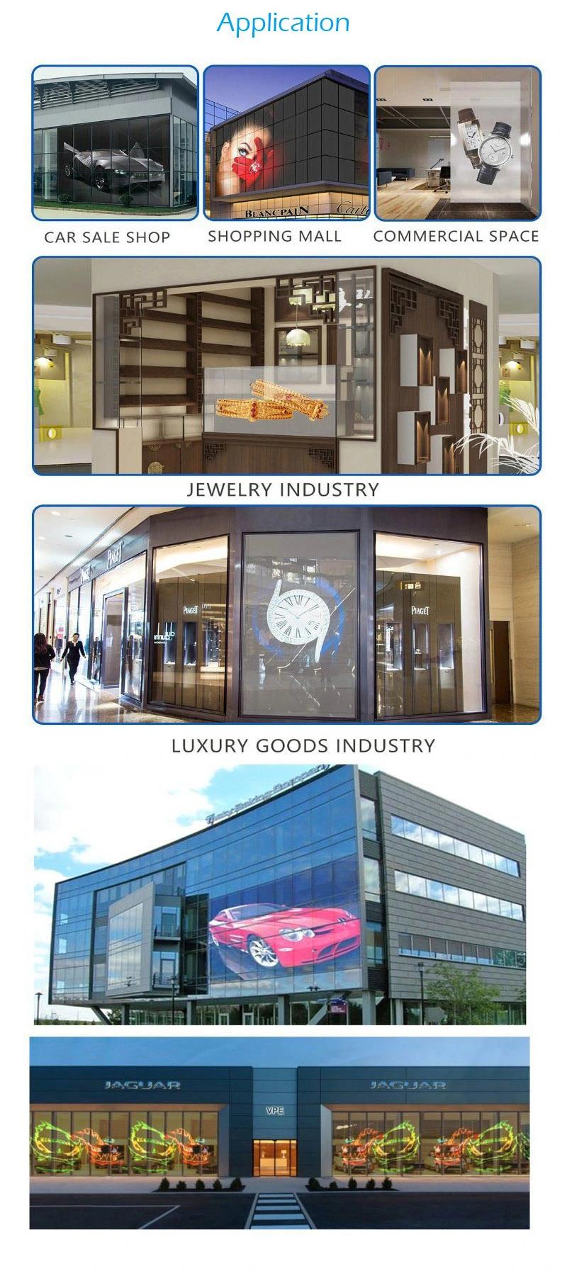 Innovative Transparent Window Outdoor LED Sign Manufacturers for Glass LED Wall