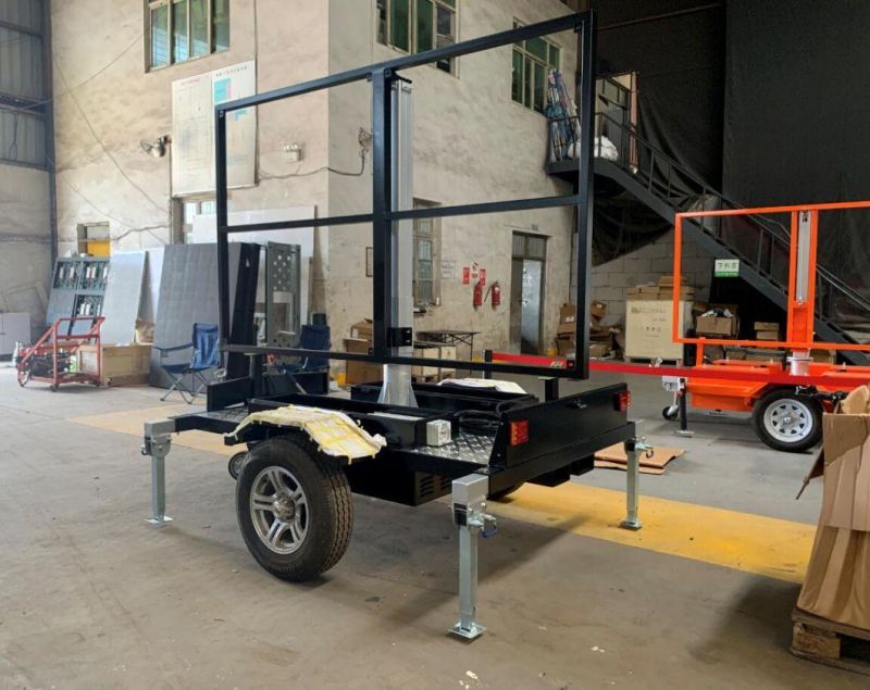 Outdoor Mobile Trailer High Brightness Full Color Digital LED Advertising Display Billboard Sign