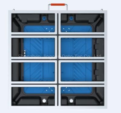 New Lightweight Die-Casting Aluminum Cabinet 640*640mm P2.5/P4/P5mm LED Display Screen Empty LED Cabinet