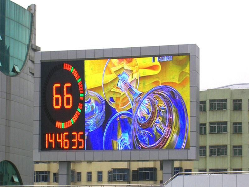 Fixed Installation Outdoor LED Screen P10 960X960mm 6500nits Building Advertising LED Screen
