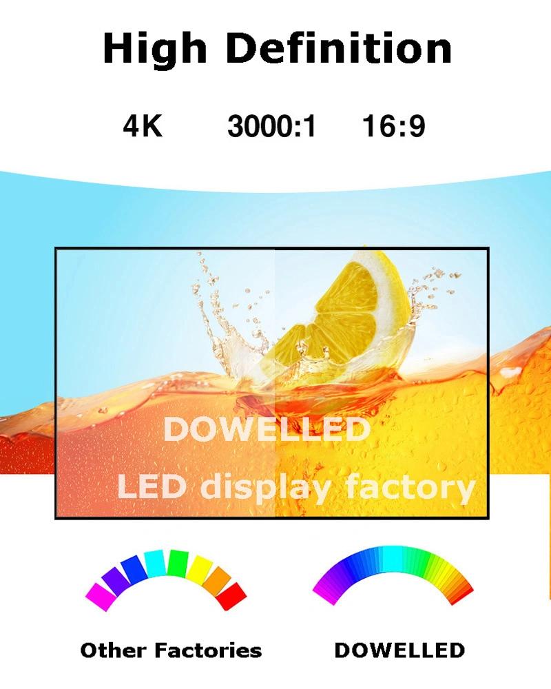 High Refresh Rate 3840Hz Indoor P1.875 SMD1515 Advertising Panel Background Wall Retail LED TV Display