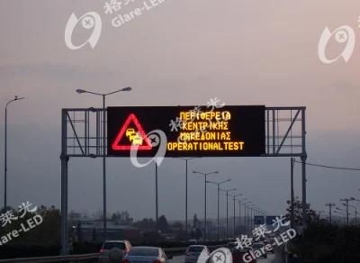 P33.33 Highway Cantilever Variable Message Vms Traffic Sign Board