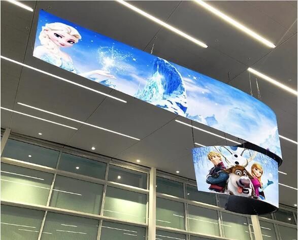 P2.5 High Definition Indoor Full Color Video Soft/Flexible/Curved LED Display