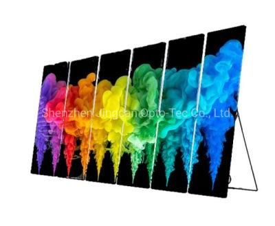 HD P1.875 Poster /Mirror LED Screen SMD1515 Full Color for Show Case