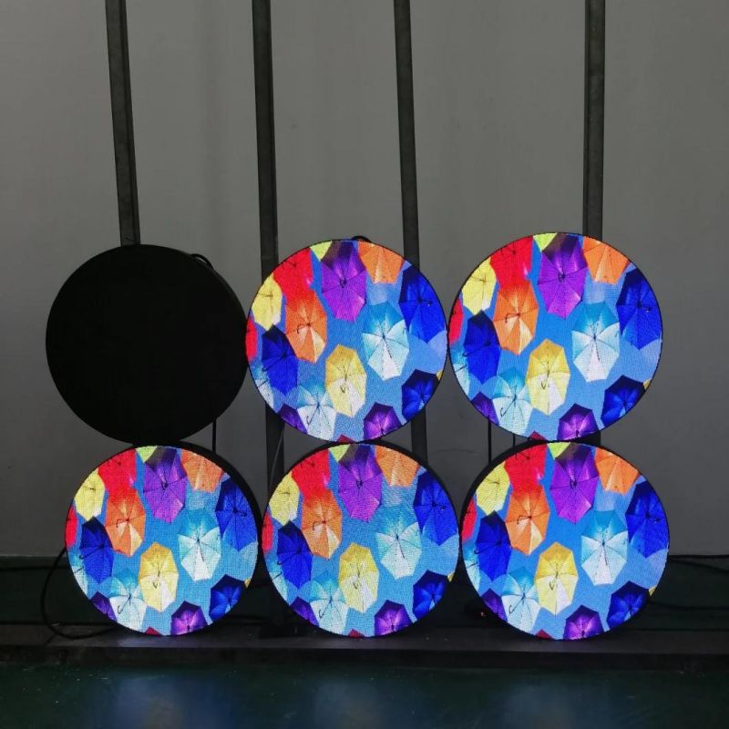 P4 P5 Six Faces Indoor Full Color Irregular Shape Magic Cube LED Display Screen