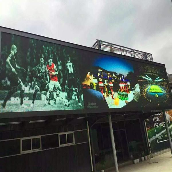 High Brightness RGB Full Color Stadium Perimeter Advertising LED Screen Display