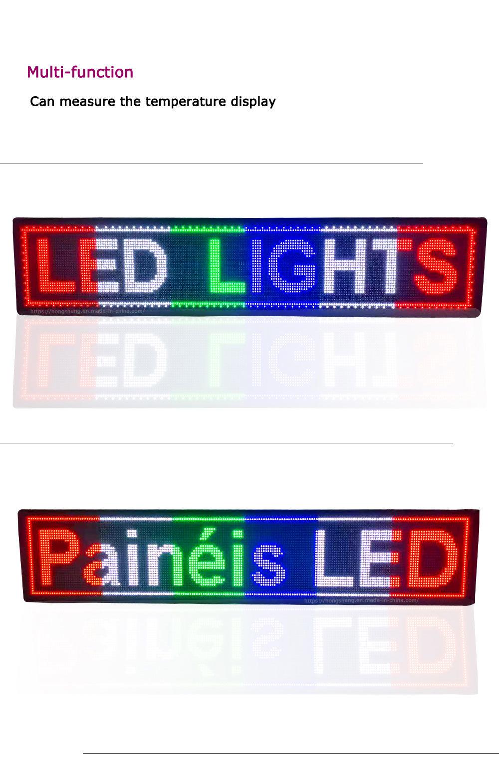 Mixed Color Wholesale Regular Multi-Function Digital Luminous Word LED Display