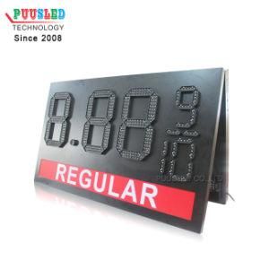 Outdoor LED Gas Station Pylon Sign 7 Segment Electronic Billboard Board LED Gas Price Sign