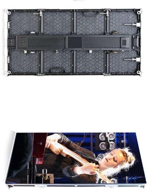 Rental P3.91 Indoor 500X1000mm Slim Cabinet LED Video Wall Panel Sign