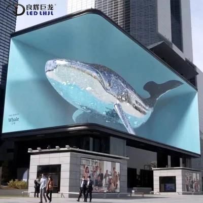 Advertising Digital Signage 3D Naked Eye Outdoor P6 LED Billboard Screen Display
