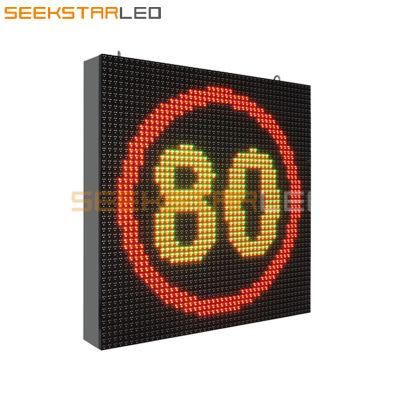 Customized Size Traffic Guidance Message Sign LED Display Screen Vms P10