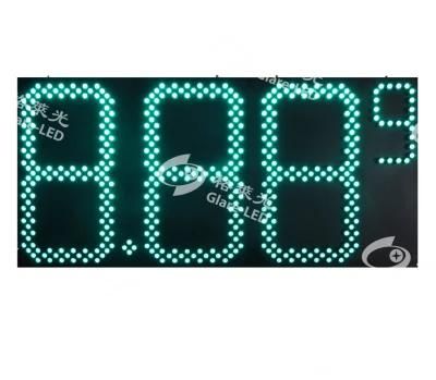 Hot Sale LED Gas Station Pylon Sign 7 Segment Regular Diesel 8.889/10 LED Gas Price Sign