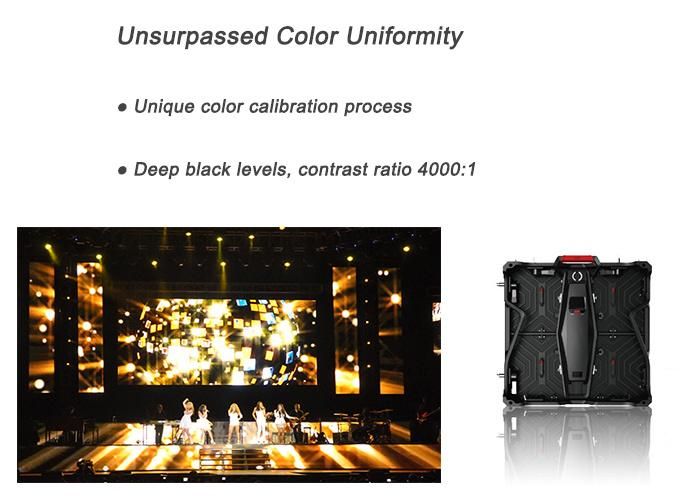 281 Trillions Colors P4.81HD Indoor Rental Display with 50X100cm Panel