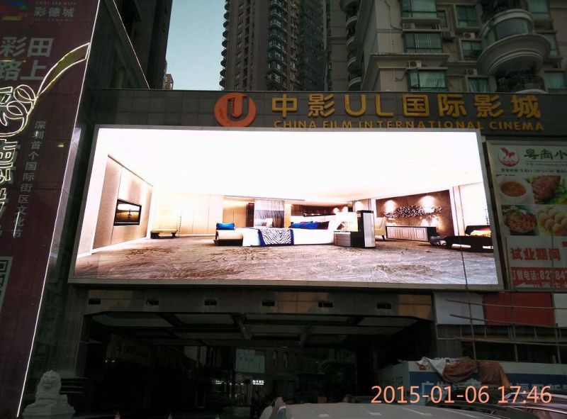 Outdoor 6mm Fixed Advertising LED Display Billboard