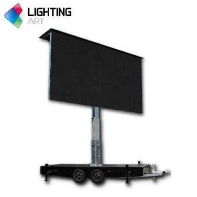 5.6 P6.2 Outdoor LED Display Portable Stage Backdrops 500*500 Waterproof