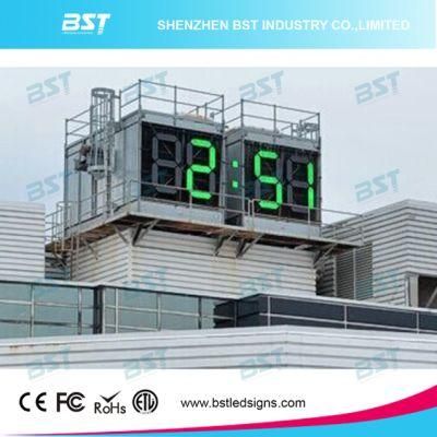 64&quot; High Brightness Jumbo/Giant Outdoor Waterproof LED Clock Sign for Time/Temperature Display