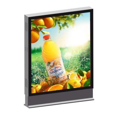 P4 Full Color LED Outdoor Advertising Screen Display Light Box Mupi