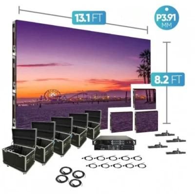 China Full Color SMD P3.91 Indoor Outdoor LED Screen for Advertising Rental LED Display Screen