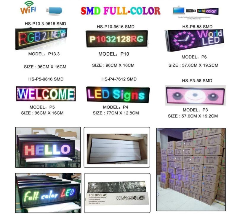 Indoor HD P2.5 Screen Energy-Saving Full-Color LED Billboard Picture Video Text Display