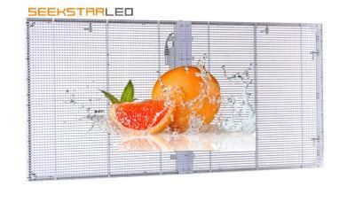 Shopping Center Advertising LED Display Transparent LED Screen P3.91-7.81