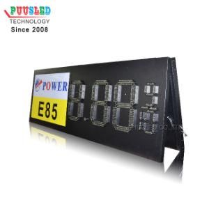 Waterproof LED Gas Price Sign 7 Segment Remote Control Petrol LED Gas Price Sign