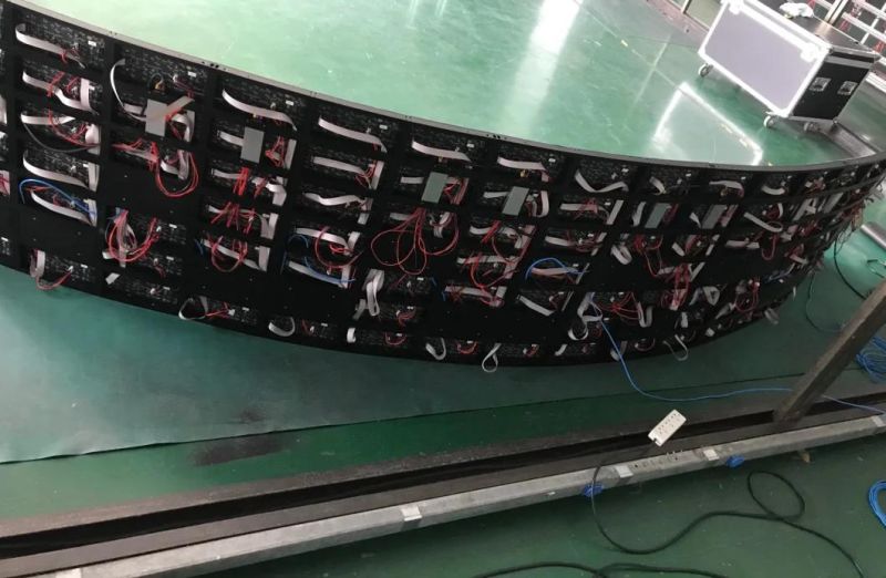 P2 New Design Soft LED Indoor 360 Degree Curve Display