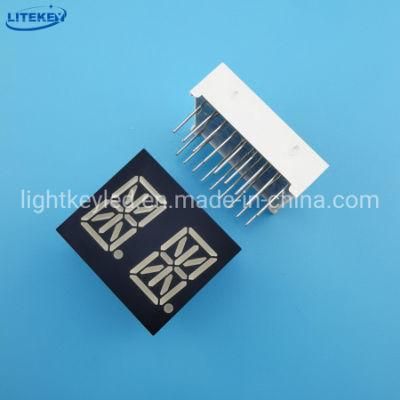0.54 Inch Dual Digit 14 Segment LED Display with RoHS From Expert Manufacturer