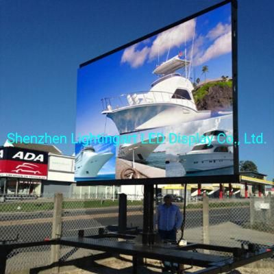 IP65 Full Color LED Module P10 Outdoor Advertising LED Screen Panel with Front Man