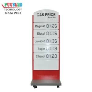 LED Gas Station Price Display Gas Boards Prices Gas Station LED Signs Standing Oil Price Sign