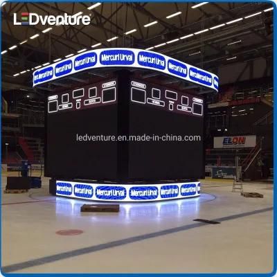 P10 Shenzhen Indoor Basketball Stadium Perimeter LED Display