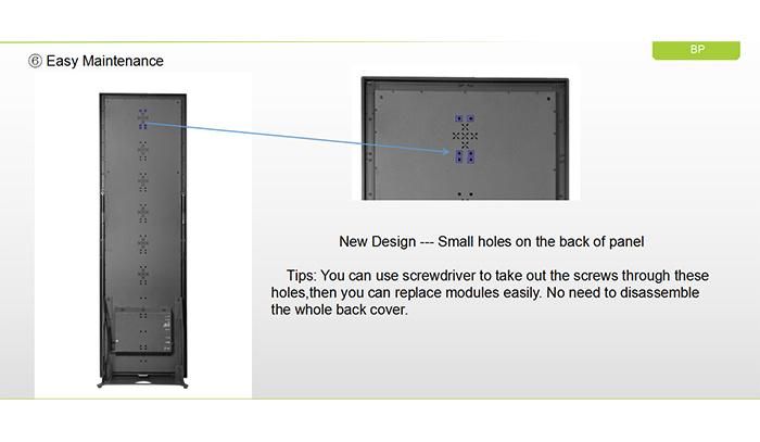 Movable P2.5 Indoor LED Poster Display with Nationstar LEDs