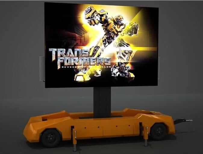 P6 (P4 P5) Outdoor Full Color Advertising LED Display Screen Trailer