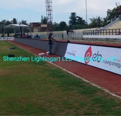 China Outdoor RGB Full Color P5 P10 SMD Commercial Advertising Football Stadium Perimeter