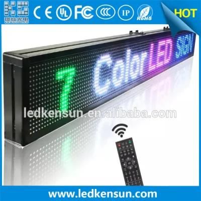 40X6 Inches 15m Remote Control Full Color Programmable LED Sign