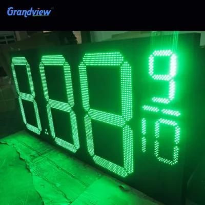 10 Inch 7 Segment LED Gas Price Sign Display Gas Station LED Sign Board Price Digital Sign