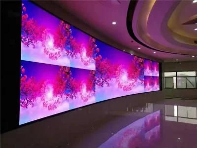 Ultra Indoor HD Fixed P1.923 LED Video Wall Panel TV for Advertising