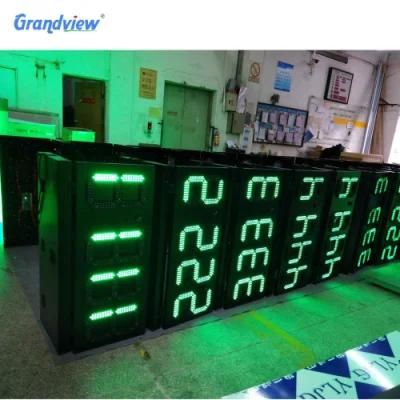 China Factory Petrol Price LED Sign Gas Station Screen 12inch Digital Number