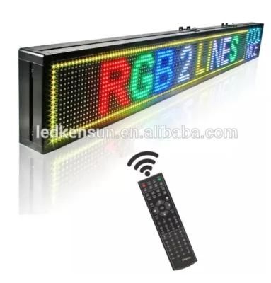 Remote Control Running Two Lines Scrolling Message Display Board